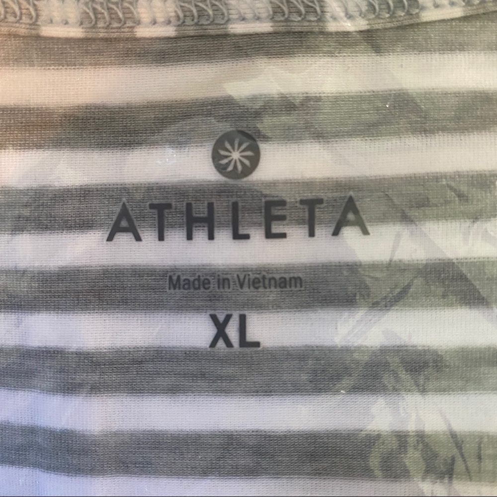 Athleta Tank XLarge Stripe Essence Low Tank* - Picture 5 of 7